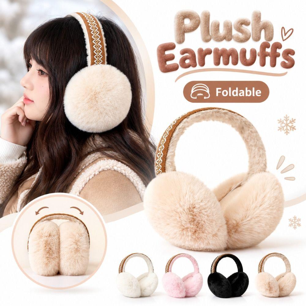 Faux Fur Ear Warmers Foldable Winter Ear Cover Gifts Earmuffs Winter Wear