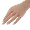 HERMES  #13(JP Size)  ring K18 white gold mens