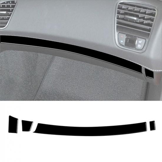 Glossy Piano Black Passenger Side Dashboard Cover Trim For Chevrolet Corvette C7