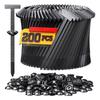 Reusable 90mm Automotive Grade Cord Management Clips Fastening Clamps Design Prevents Unraveling During Harsh Conditions