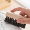 Multifunctional Dirt Removal Shoe Brush Bristle Decontamination Scrubbing Brush Wood Household Cleaning Brush Household
