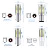 2PCS 1156 PY21Wled BA15S 1157 BAY15D 33SMD Car Turn Signal Lights Brake Lights Auto Reverse Lamp Daytime Running Light