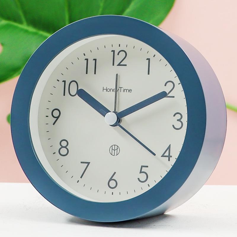 Silent Study Small Alarm Clock Nordic Style Simple Ins Bedroom Clock Students Use Creative Internet Celebrity Bedside Clock
