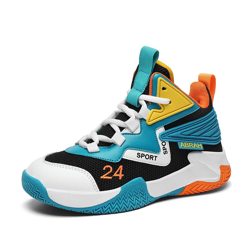 Boys' Wear-Resistant Basketball Training Shoes for Kids