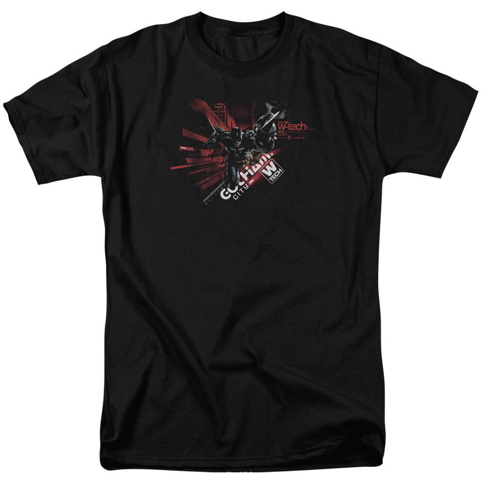 26 Batman Gotham City AK Tech T Shirt Licensed Comic Book Tee Black Unisex T-Shirt M