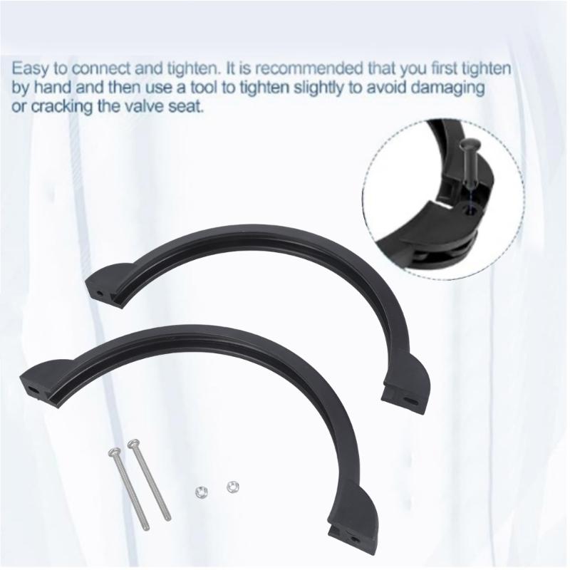 Sandfilterpumpen-Klemmkragenringe Flanschventile Klemme Poolwartungsset Ersatzteil Geeignet für Filtrationssysteme