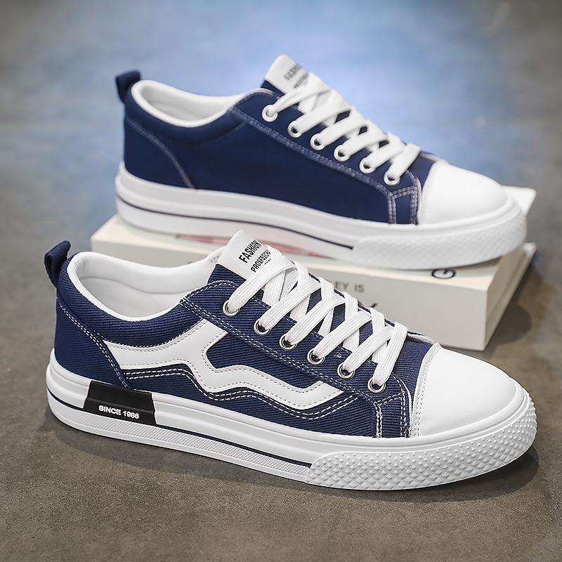 2025 Men Casual Platform Sneakes LaceUp Trainers Student Sneakes Mens Vulcanized Shoes Tennis Sneakers