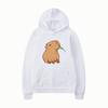 Cartoon Anime Print Fashion Sweatshirt Hip Hop Casual Unisex Autumn Winter Fleece Oversize Streetwear Tops Sudaderas