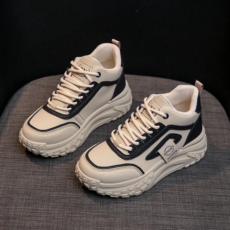 Dad shoes women's new autumn women's shoes versatile sports and leisure shoes not tired feet soft-soled shoes thick-soled heightening shoes