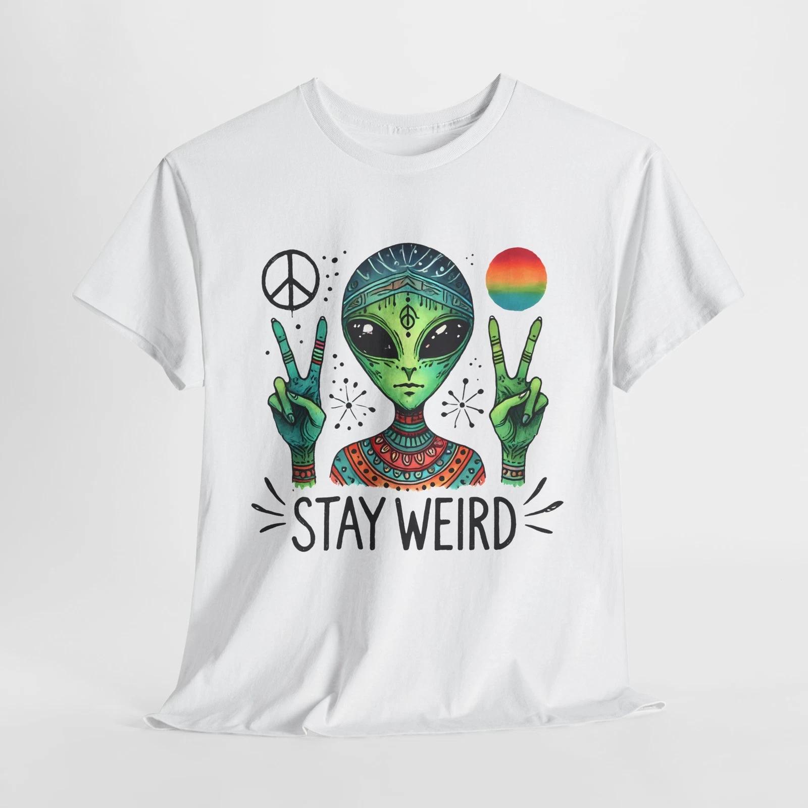 Creative Expression T-Shirt | Stay Weird & Stay Fun Tee | STAY WEIRD Shirt XL