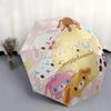 Sugarbunnies,CuteBunnies Automatic Folding Umbrella-Simple 8-Rib Design, Bright Cartoon Pattern, Durable Iron Frame, Suitable For Travel, Ou