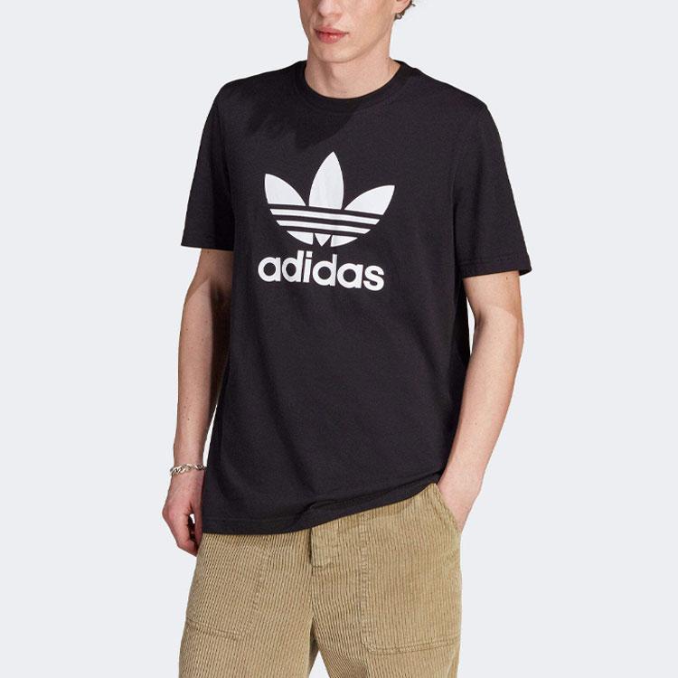 Adidas Originals Adicolor Classics Logo Print T-Shirt Men Tops Black IM4410