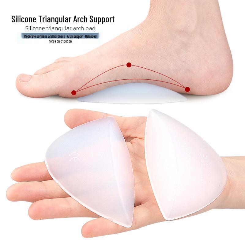 Silicone Arch Support Pad for Flat Feet and Bow Legs - Unisex Insole