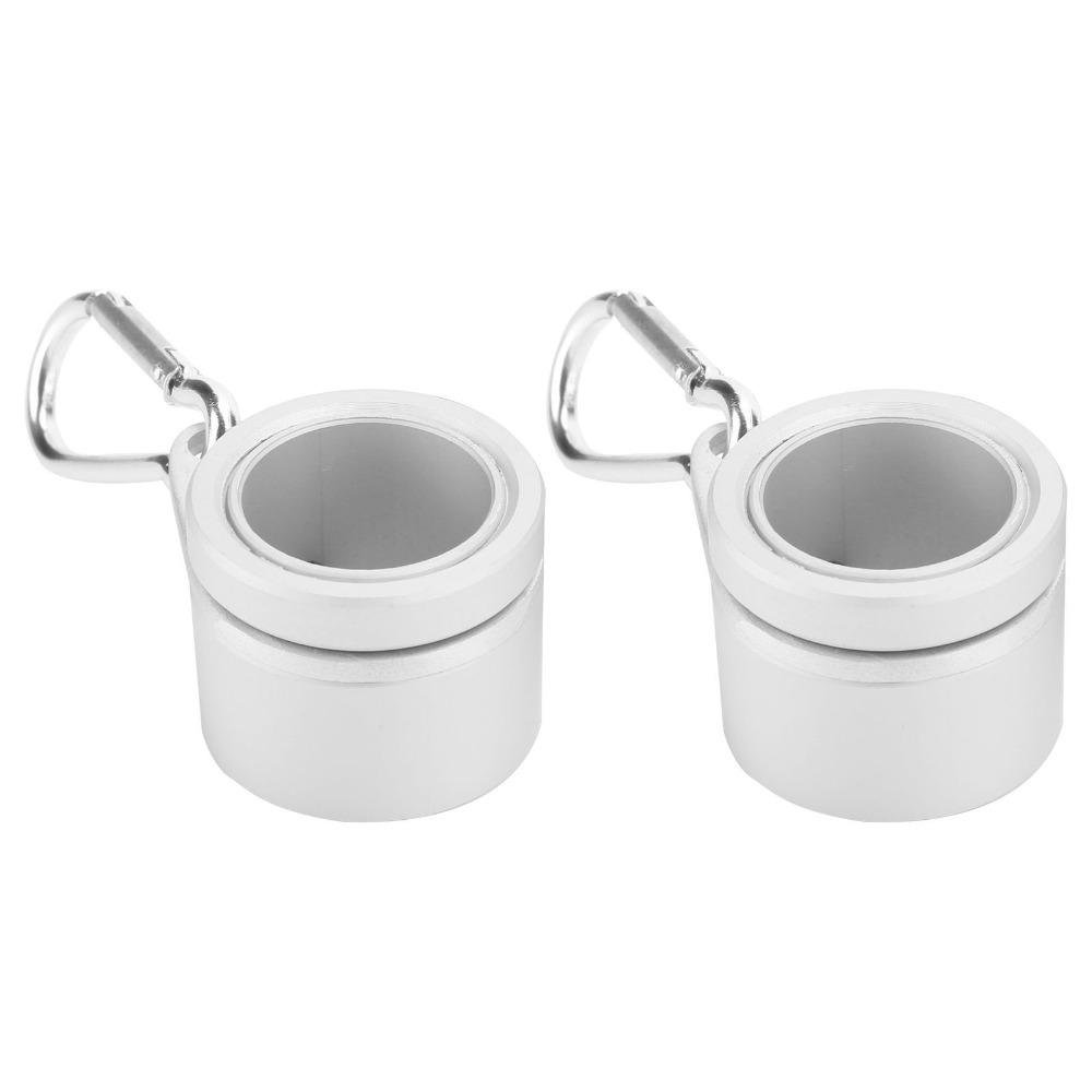 2Pcs Aluminum Alloy Swivel Ring Rotating Rotating Ring Easy Install Flag Ring  Flagpole Fix