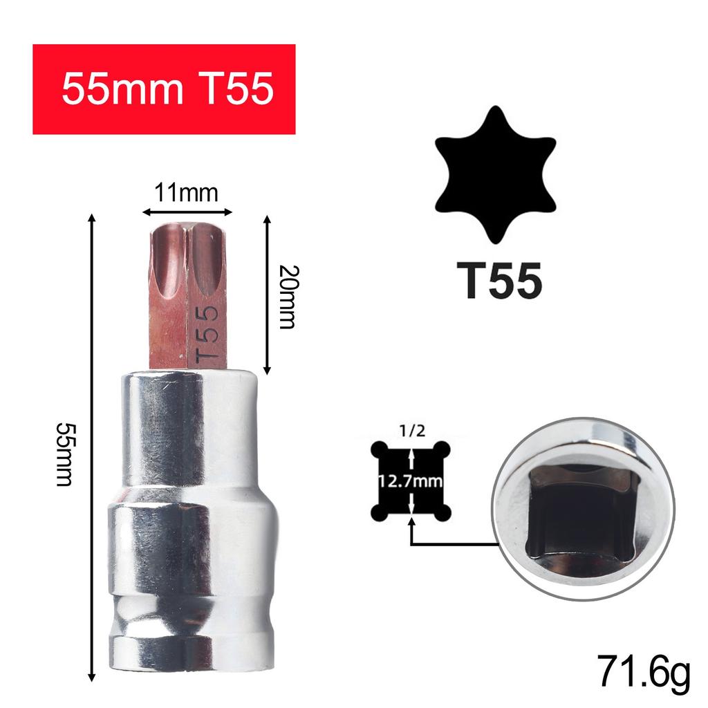 Und Kompatibilität Zoll-Steckschlüssel Schraubenschlüssel Torx-Bit-Steckschlüssel Effizient Und Robust