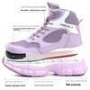 Women's Safety Shoes Insulated Safety Shoes Waterproof Puncture Resistant Slip-Resistant Protective Working Shoes Anti Smashing