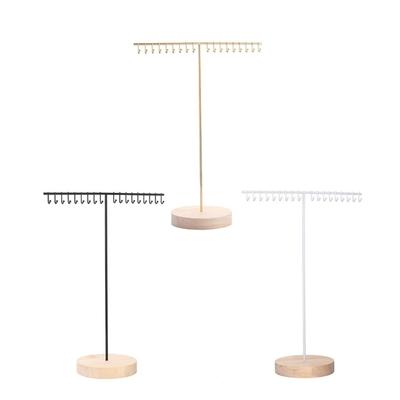 Elegante e Robusto Supporto in Lega per Gioielli per Collane, Braccialetti e Orecchini Organizzatori Trasparenti con Torri Multiple