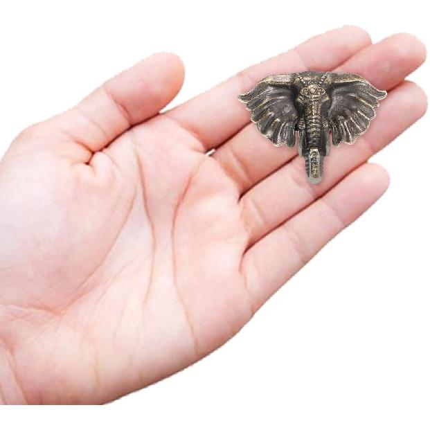 

Мебельные ручки для ящиков 10 комплектов Ручка-пуля в виде головы слона Ручка-кнопка в форме слона Мебельные ручки Античная бронза для дверей, ящиков, комодов, кухонных шкафов