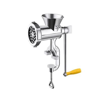 Multifunctional Stainless Steel Manual Meat Grinder Hand Crank Household Meat Mincer Stable Non-Slip Enema Machine Kitchen