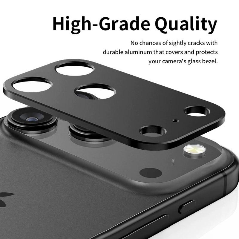 Metal Camera Lens Protector For iPhone 17 Pro Max Aluminum Camera Lens Ring Case for iPhone17Air 16 15 14 12 13 Protect Lens Cap
