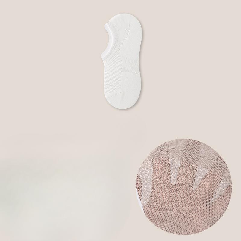 Men's Socks, Boat Socks, Summer Thin Anti-slip, Non-dropping, Invisible Socks, Pure Cotton Anti-odor, Sweat-absorbing, Antibacterial Short Socks