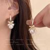 Pearl Earrings for Women - French Retro Design, New 2024 Style, Elegant High-End Jewelry