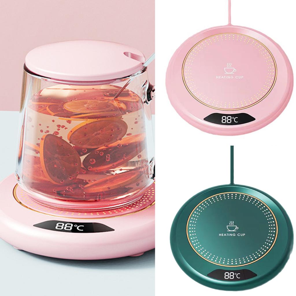 Small Coffee Warmer Coaster USB Powered Beverage Warmer Pad Warming Plate Heating Cup Pad Suitable for Hot Beverages