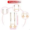 Trapeze Swing Bar Hanging Rings for Indoor Outdoor Use Fitness Home Gym