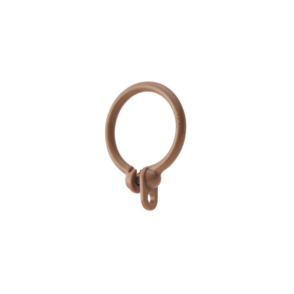 

TOSO Shower Ring Runner L (Medium Oak) - Installs without removing the pole. Pack of 10 (10 pieces).