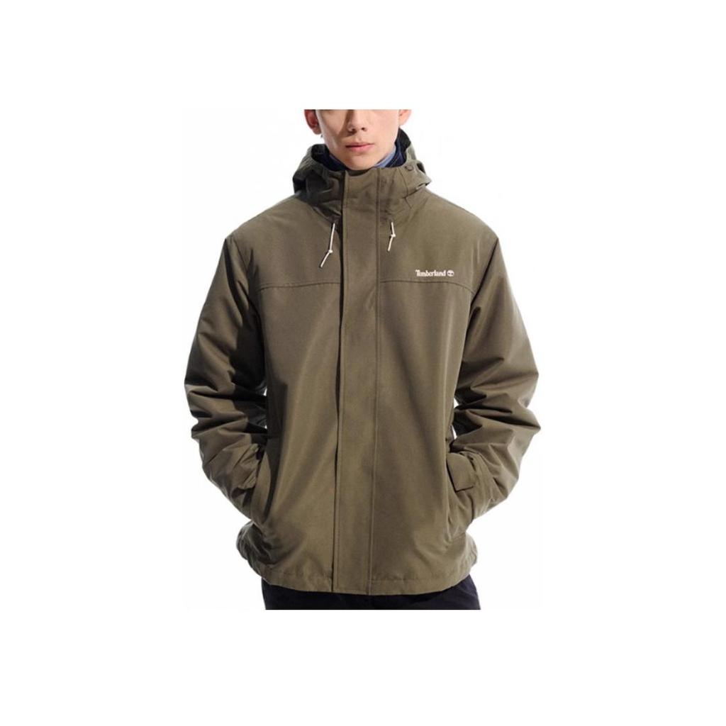 Timberland Waterproof Three-In-One Outdoor Fleece Liner Jacket Men Jacket Army-Green A41S1A58