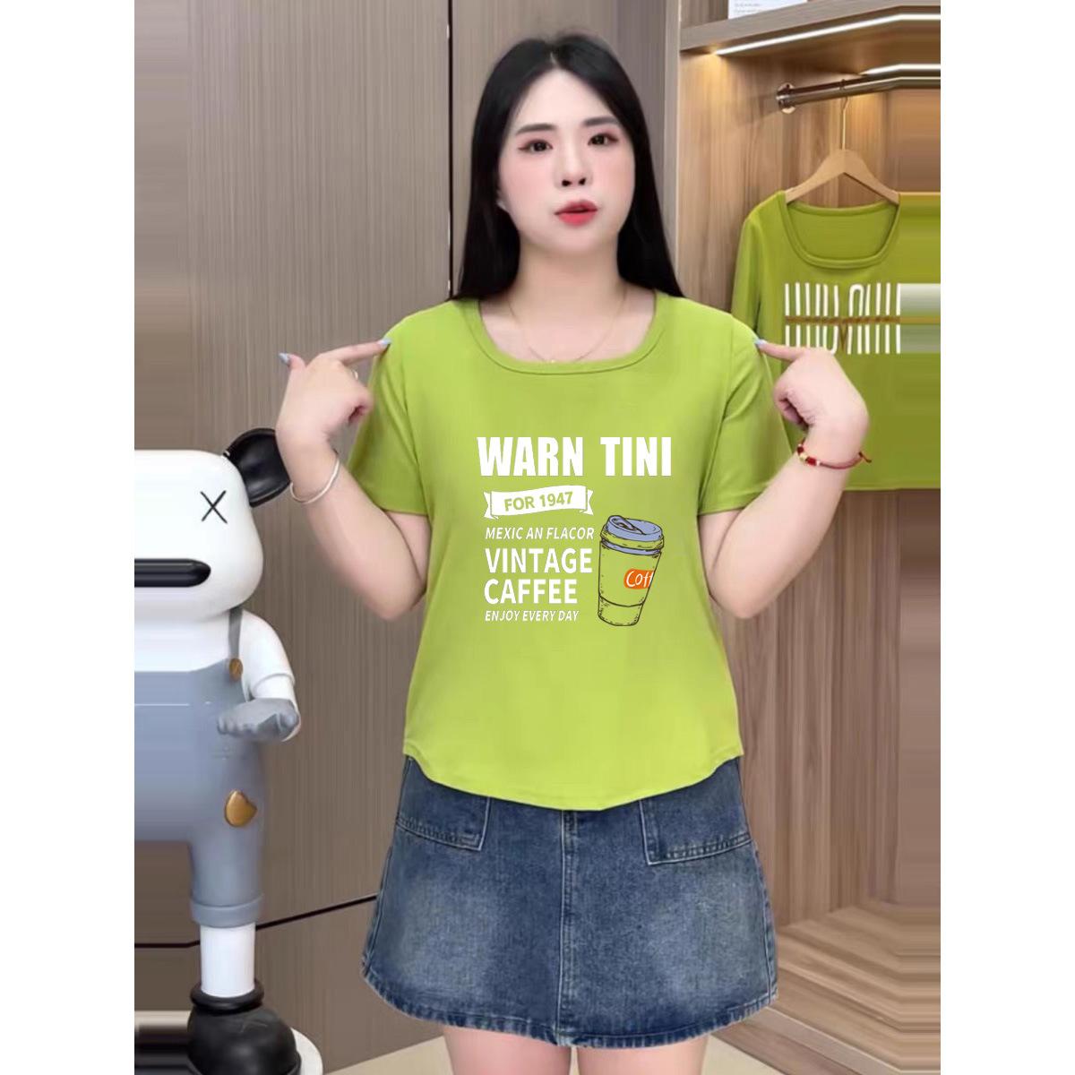 

Black square neck short-sleeved t-shirt women s clothing 2025 early spring new European goods summer niche design sense non-collision top M [80-60kg]