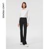 Langzi Retro High-Waist Flared Straight Jeans