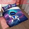 Cartoon Bot Astro Bedding Duvet Cover Pillow Case Set Single Double Bedroom