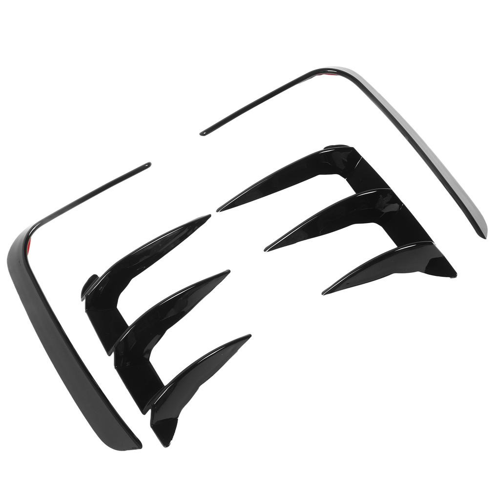 4Pcs Rear Bumper Side Splitter Glossy Black Stylish Rugged Rear Bumper Wind Knife For X3 G01 LCI M Sport