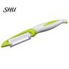 Rust-resistant Vegetable Peeler Ceramic Ergonomic Curved Handle Sharp Blade Food Grade Multi-functional Manual Fruit Peeling Tool Kitchen Gadgets