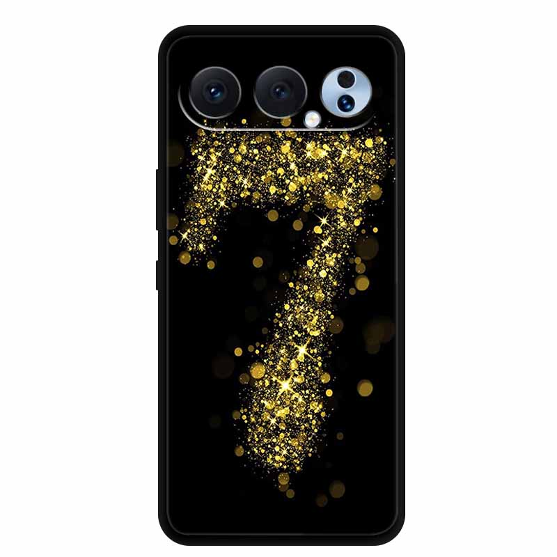 Case For Honor 500 Pro 5G 2025 Fashion Black Edge Soft TPU Silicone Covers For Honor 500 Pro Cases Painted Flowers Shells Fundas
