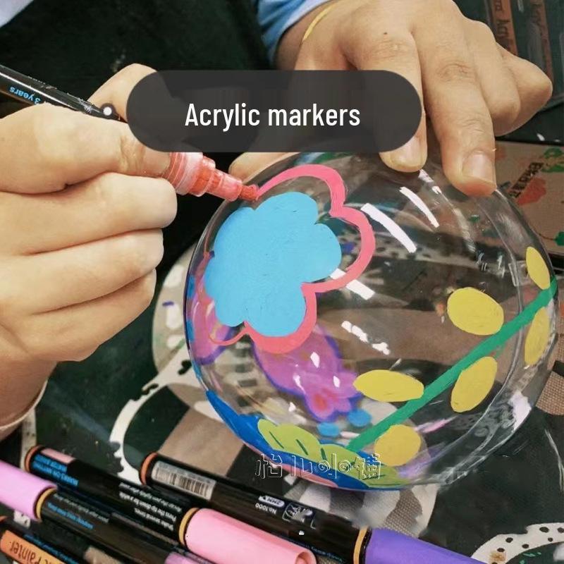 Kindergarten Art Area Graffiti Crystal Ball Decorations