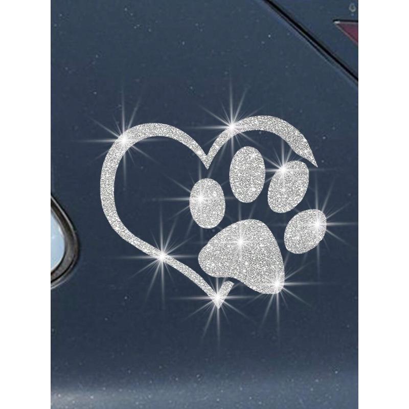 

Creative Car Rear Stickers for Automotive Exterior Styling серебряный