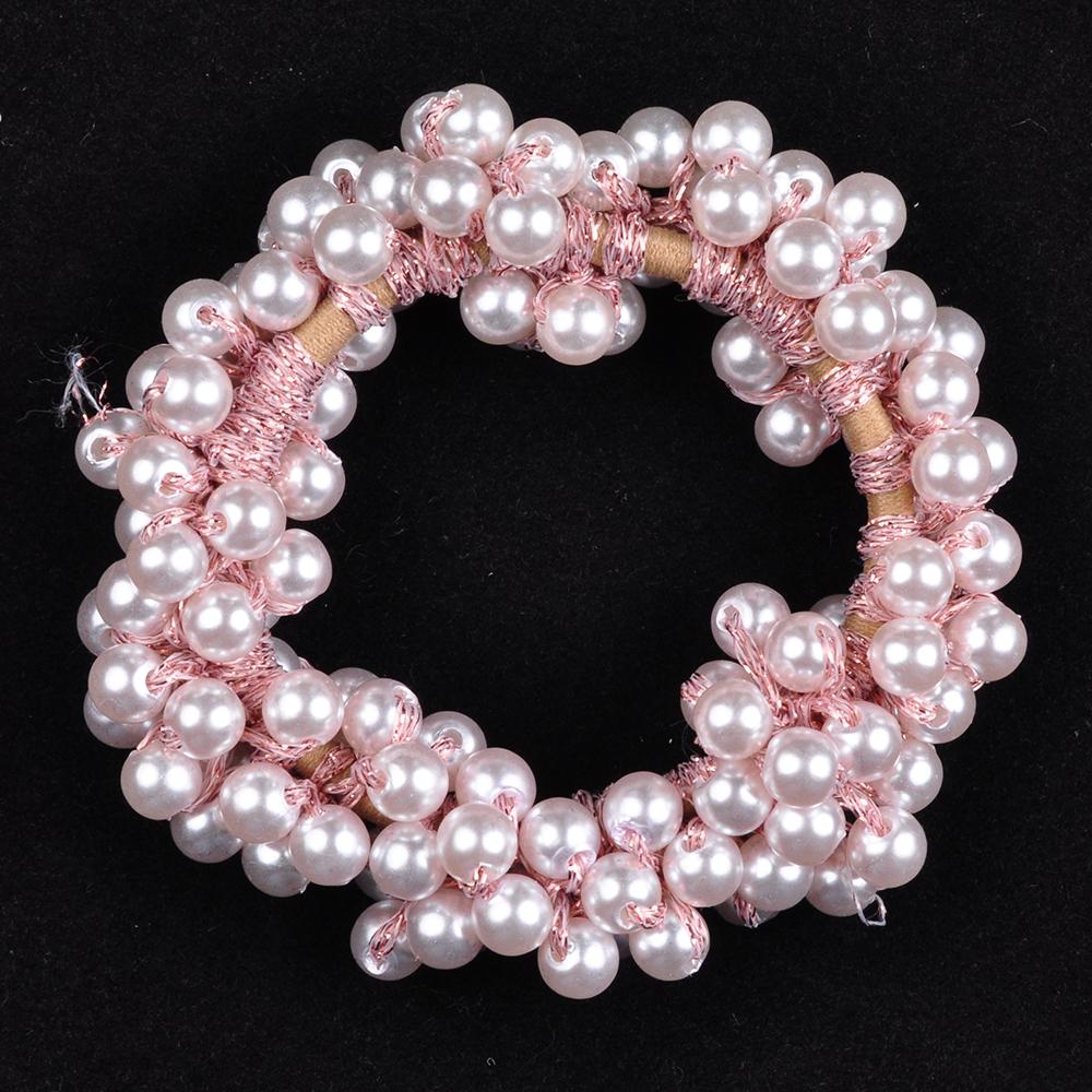 New Girls Imitation Pearl Elastic Hair Rubber Bands Bracelet Ponytail Holder Hair Ties Bands Rope Fashion Women Hair Accessories