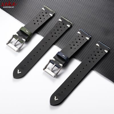 Breathable Sailcloth Watch Strap 20mm 18mm 22mm for Omega for Seiko Business Nylon Waterproof Men Women Quick Release Watchband