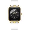 OLEVS Women's Watch Waterproof, Luminous Function, Silicone Band, Japanese Quartz Movement, White