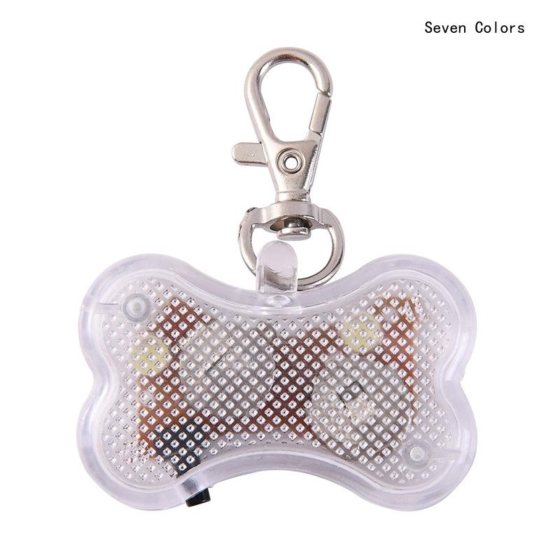 Pet Led Dog Collar Bone Pendant Dog Cat Collar Pet Leads Glow Accessories Outdoor Night Safety Decoration Light Pet Supplies