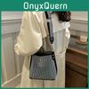 Trendy Bucket Bag With Luxe Rhinestone Detailing Fashionable Soft Shoulder Bag Perfect For Casual Outfits In Black And More