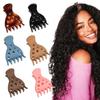 1 Stück modische, mehrfarbige, flauschige Haarclips zur Volumenverstärkung am Haaransatz, ohne Abdrücke zu hinterlassen, für natürlich voluminöse Locken