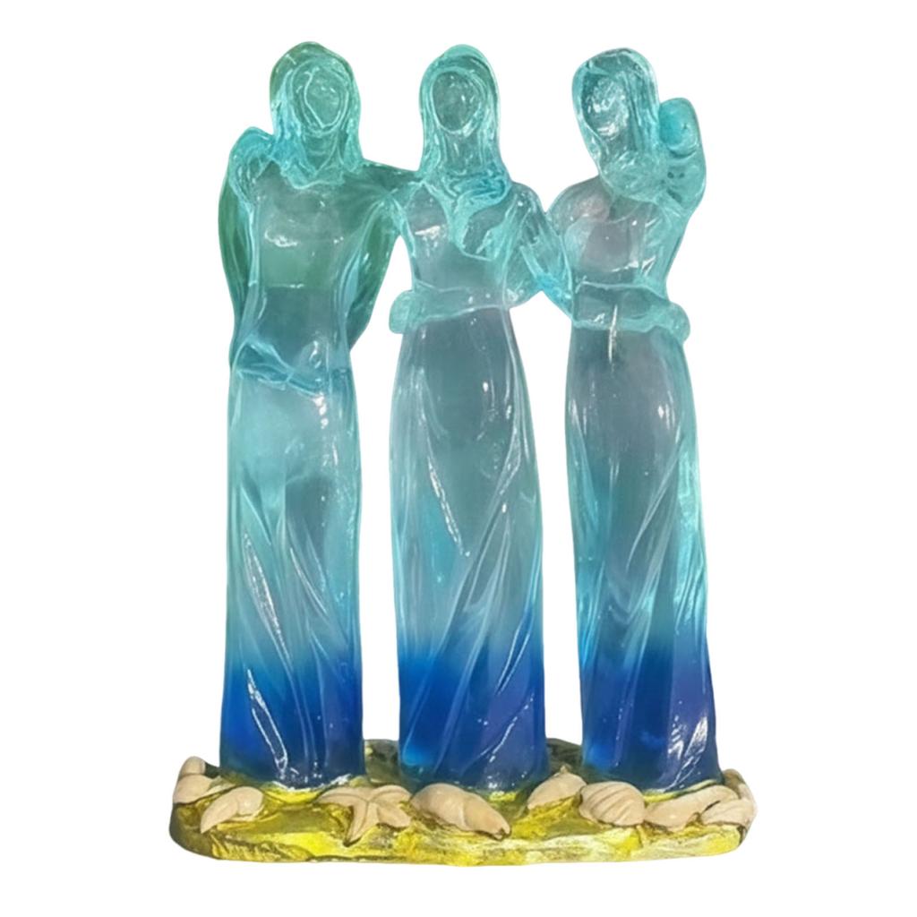 Harz Frauen Dekorative Skulpturen Feiert Freundschaften Schwestern Skulptur für Beste Freundin Bestie Geschenk