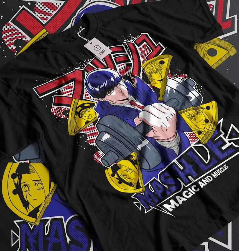 Mashle Dancing Trend Tshirt Gift For Him Funny Anime Unisex Tshirt S