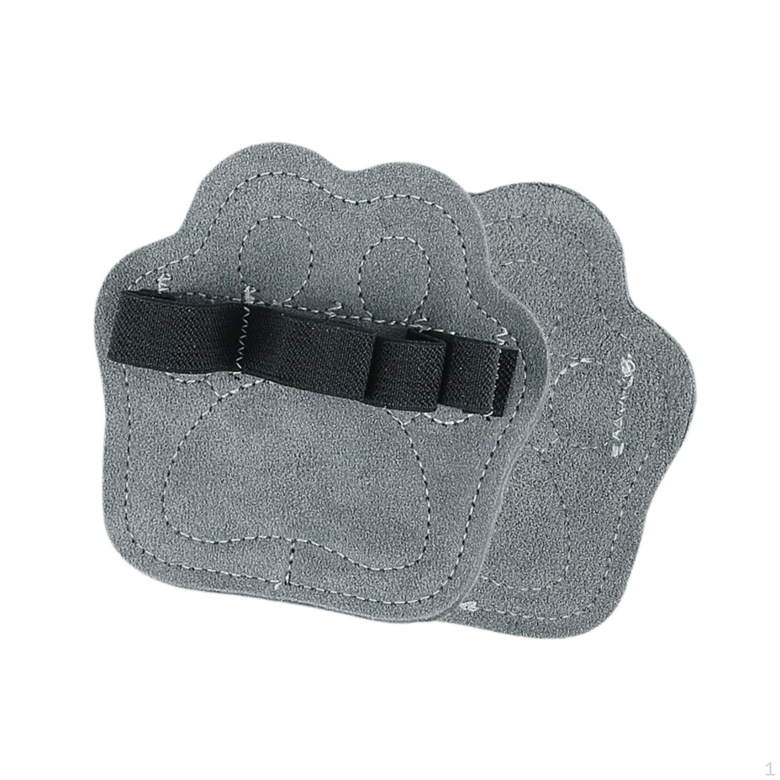 

2 шт. Дышащие удобные накладки для защиты ладоней для гантелей и штанг синий