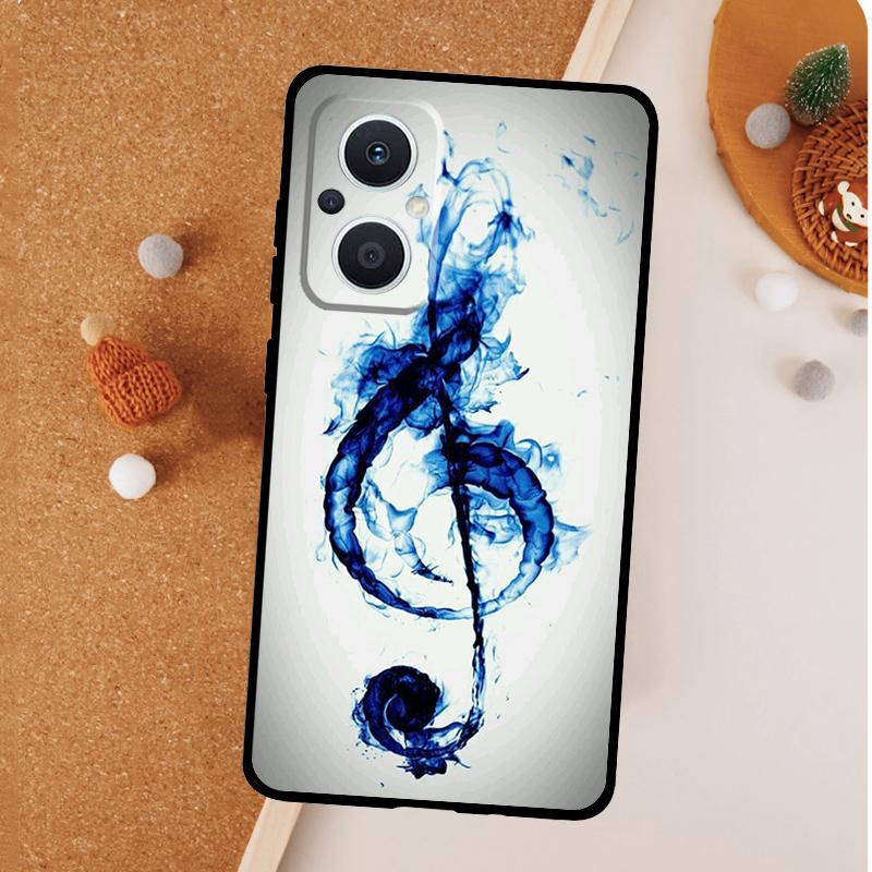 

Musical Notes Violin Classical Music Phone Case For OPPO Reno 12 F 13 F 11 8T 7 8 10 Pro OPPO Find X8 X6 Pro X3 X5 Lite Cover OPPO Reno7 Lite