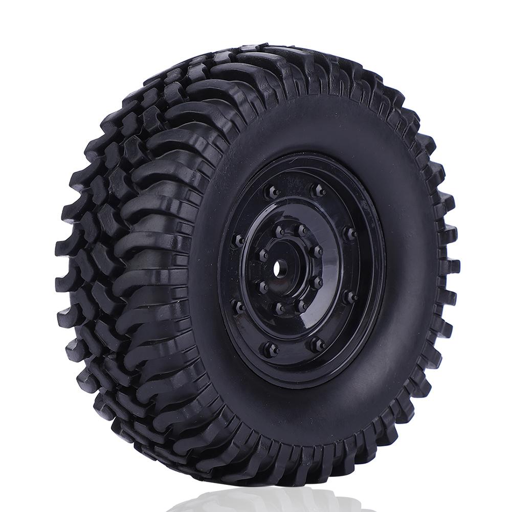 100mm Diameter Simulation RC Car Tire 1 10 Remote Control Car Tyre Replacement AccessoriesBlack