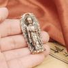 Vintage Brass Amitabha Buddha Xiangyun Western Trinity Ornaments Crafts Hand Pieces Pendant Old Bronze Wholesale